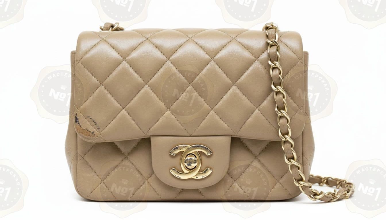 Chanel — реставрация кожи сумки
